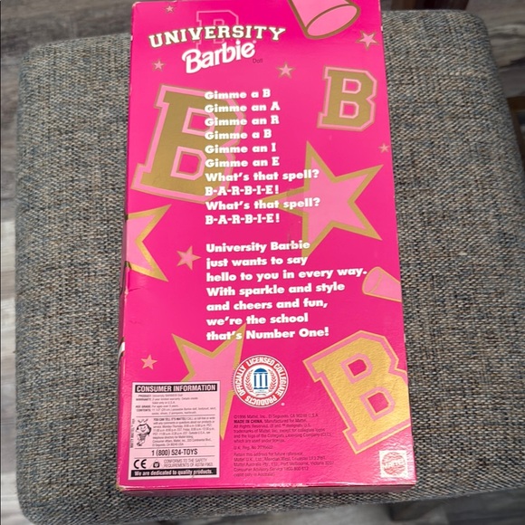 Barbie University of Florida Gator Cheerleader Doll with Blue and White Outfit - Picture 2 of 2